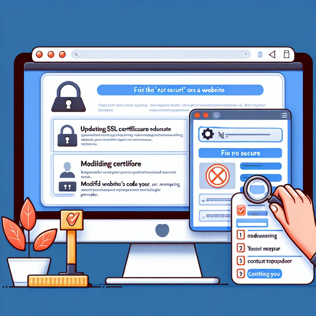 How to Fix the ‘Not Secure’ Message on Your Website